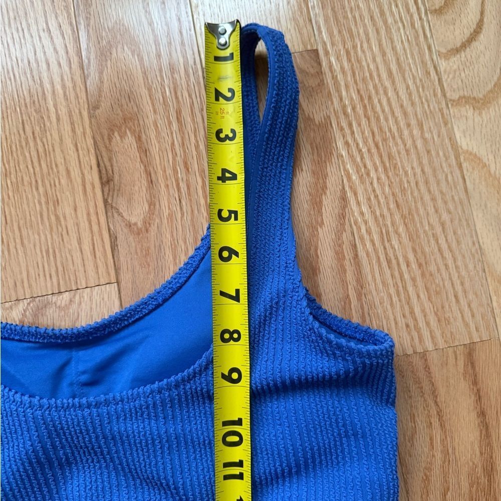 Old Navy Vibrant Blue and black swimsuit - Picture 4 of 12